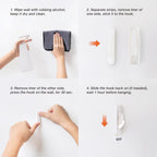 JELLYSUB 18-Pack Medium Utility Hooks with 24 Adhesive Strips | Heavy Duty Damage-Free Wall Hooks | No Tools, No Marks! A Real Bargain! ✨