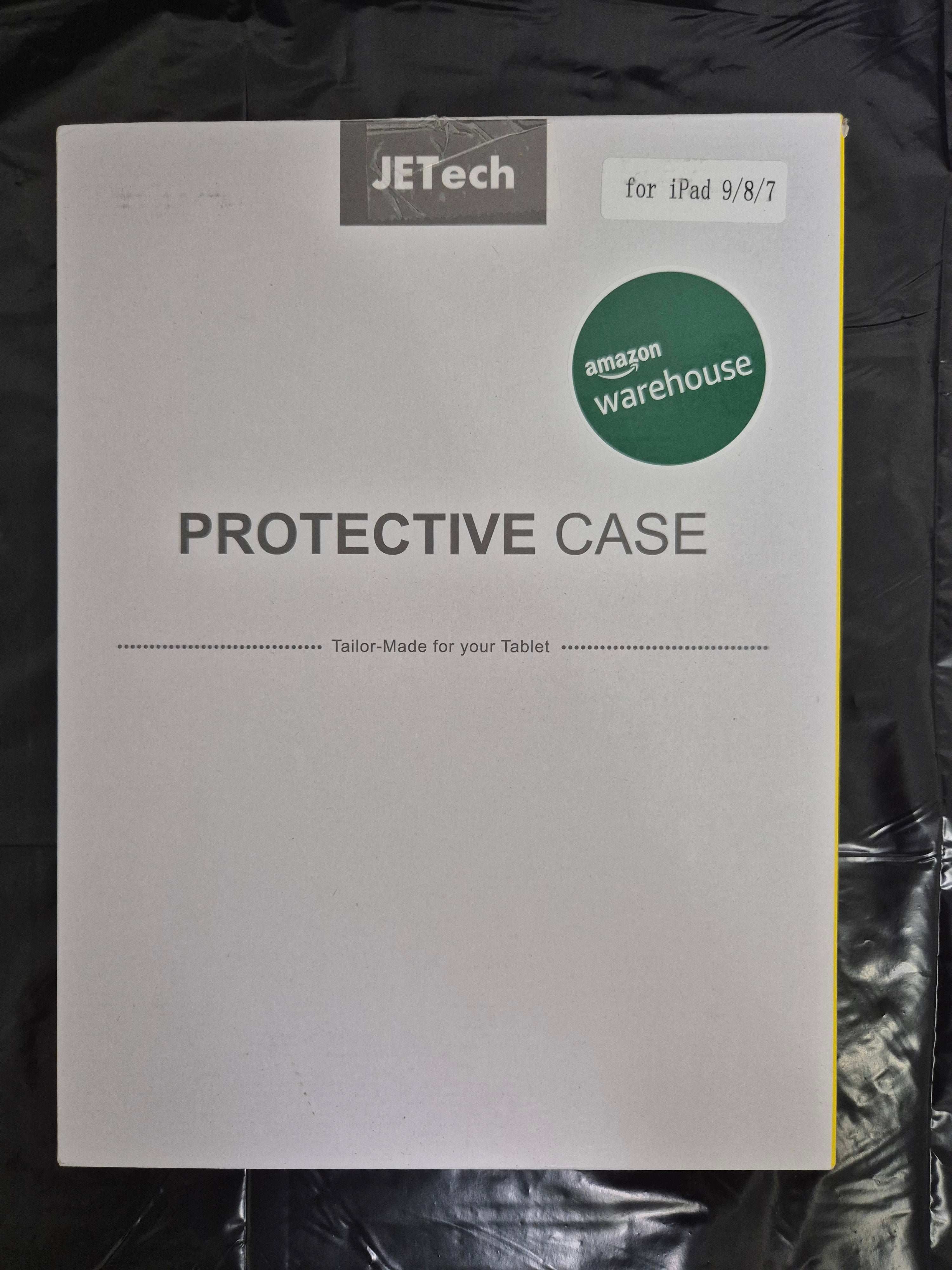 JETech Protective Case for iPad 9/8/7 (10.2") 🔥 Brand New in Box! 🎉 A Real Bargain! ✨ Auto Wake/Sleep | Black