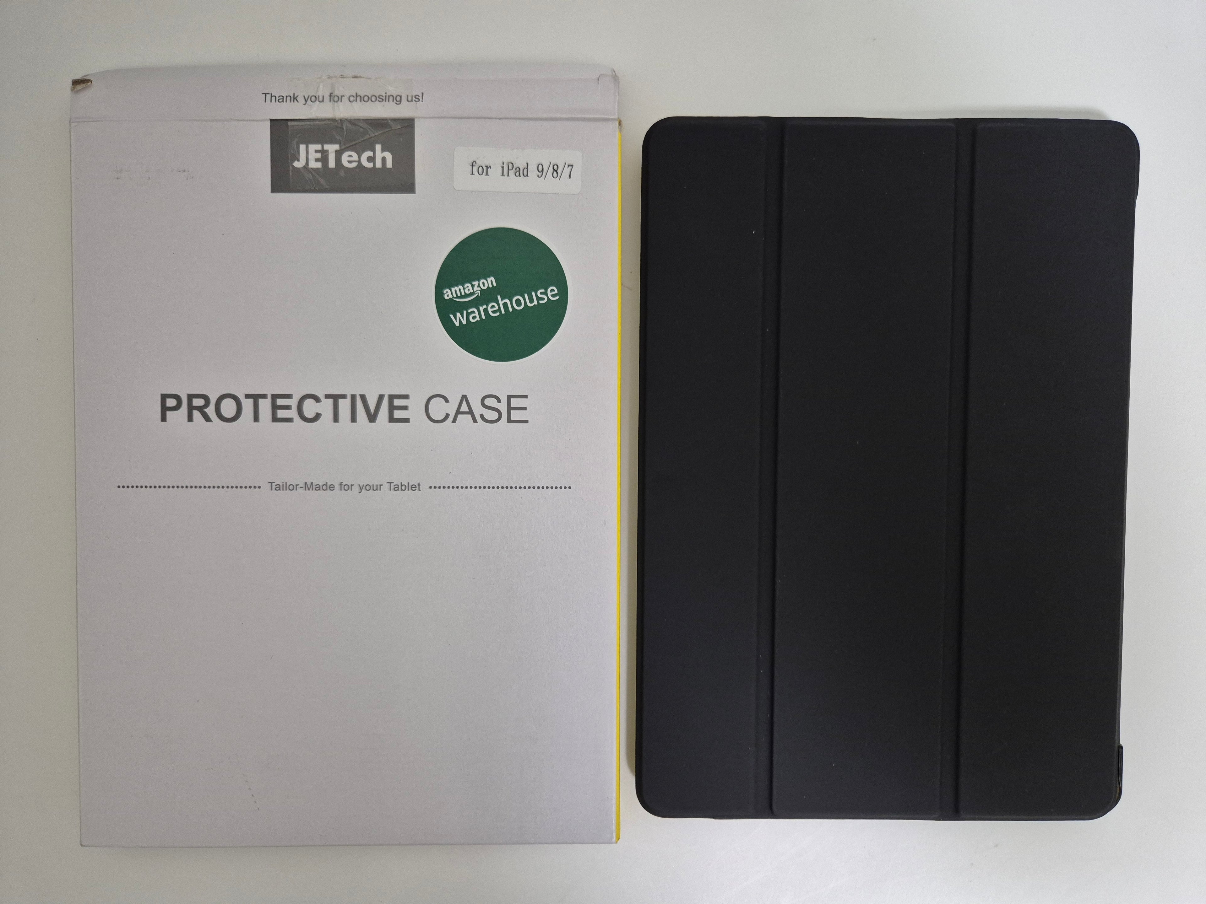 JETech Protective Case for iPad 9/8/7 (10.2") 🔥 Brand New in Box! 🎉 A Real Bargain! ✨ Auto Wake/Sleep | Black
