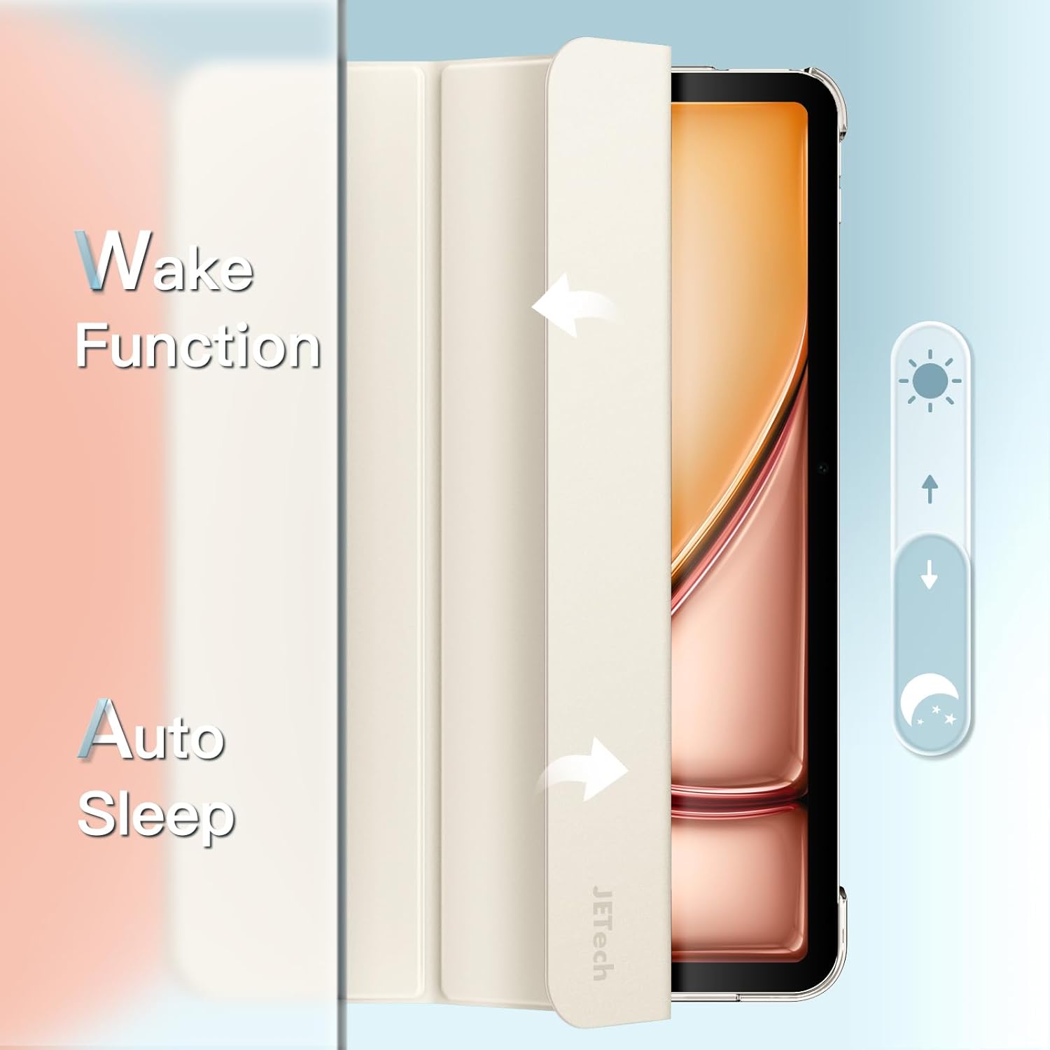 JETech Case for iPad Air 11-Inch (M3/M2/A5/A4) & iPad 10 🆕 Brand New! 💥 Unbeatable Bargain! ✨ Auto Wake/Sleep | SpaceStarlight