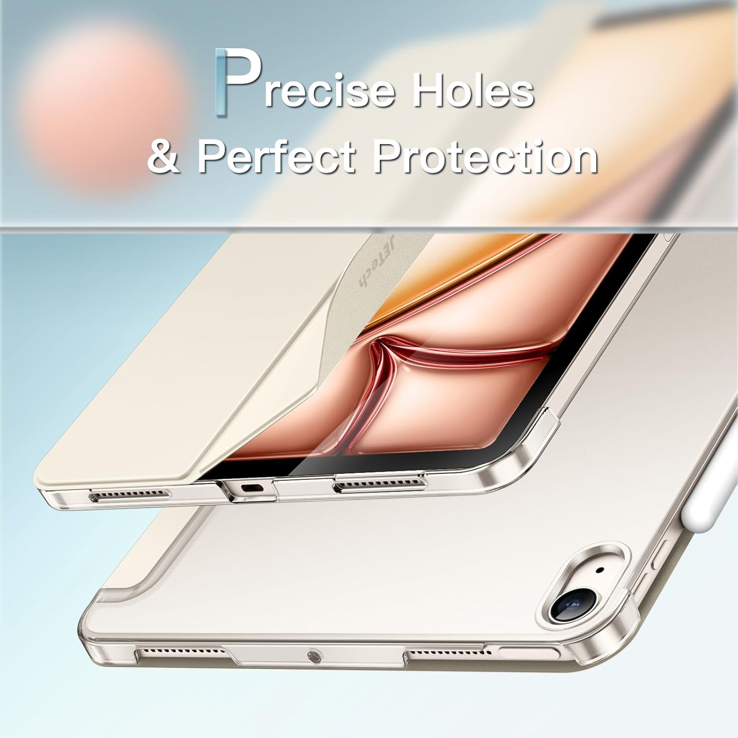 JETech Case for iPad Air 11-Inch (M3/M2/A5/A4) & iPad 10 🆕 Brand New! 💥 Unbeatable Bargain! ✨ Auto Wake/Sleep | SpaceStarlight