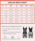Junlan Full Body Shapewear Bodysuit for Women | V-Neck Tummy Control, Butt Lifter & Thigh Slimmer Seamless Jumpsuit