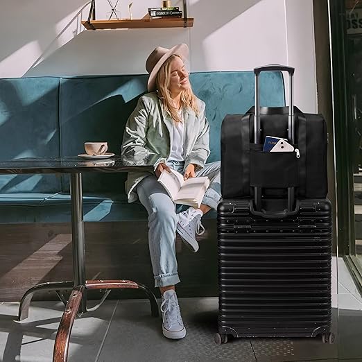 KALIDI Large Tote Bag for Women – Lightweight 26L Travel, Work & Gym Bag with 15.6" Laptop Compartment ✨ - Zeta Store