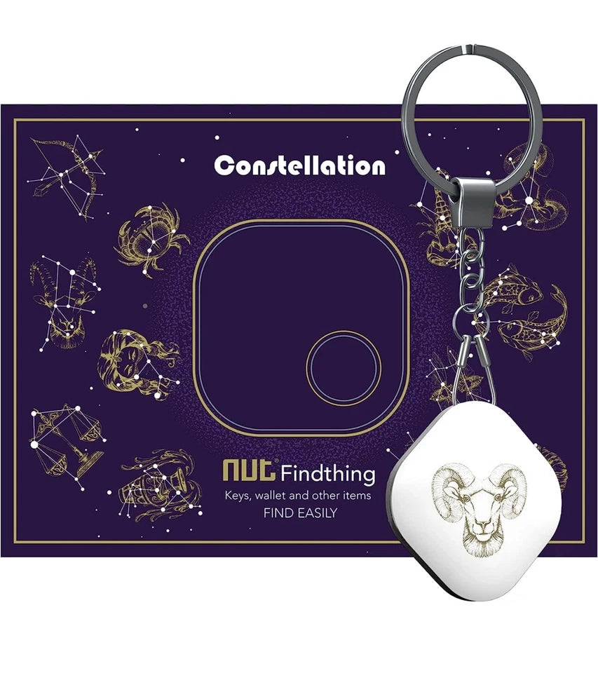 Nutale Constellation Bluetooth key finder tracker for keys, wallet, and more, featuring Capricorn design in a 1-pack.