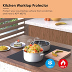 KitchenRaku - Extra Large Heat Resistant Kitchen Silicone Mat 50x70cm - Non-Slip Countertop Protectoion, Craft & Baking Mat - Zeta Store