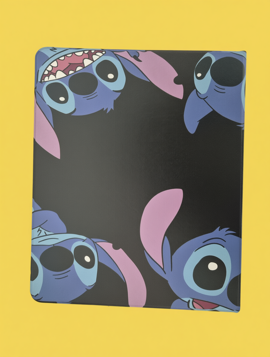 Koecya NEW! Cute Cartoon iPad Pro 12.9 Case - 360° Protection & Stand - Black Shidizai Design