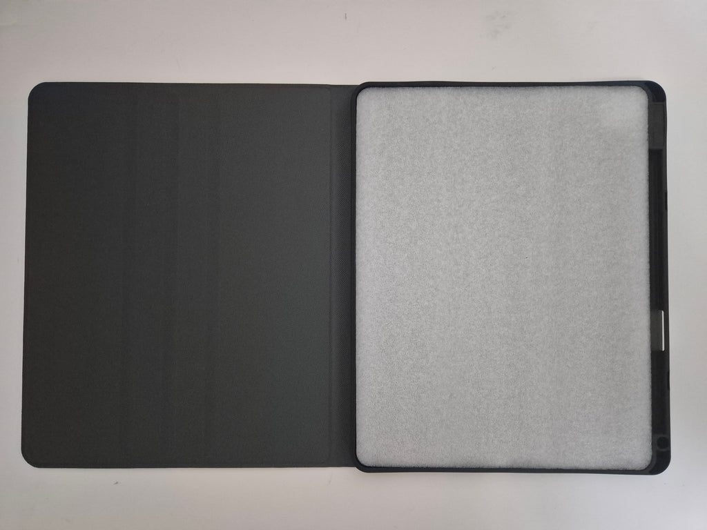 Koecya NEW! Cute Cartoon iPad Pro 12.9 Case - 360° Protection & Stand - Black Shidizai Design