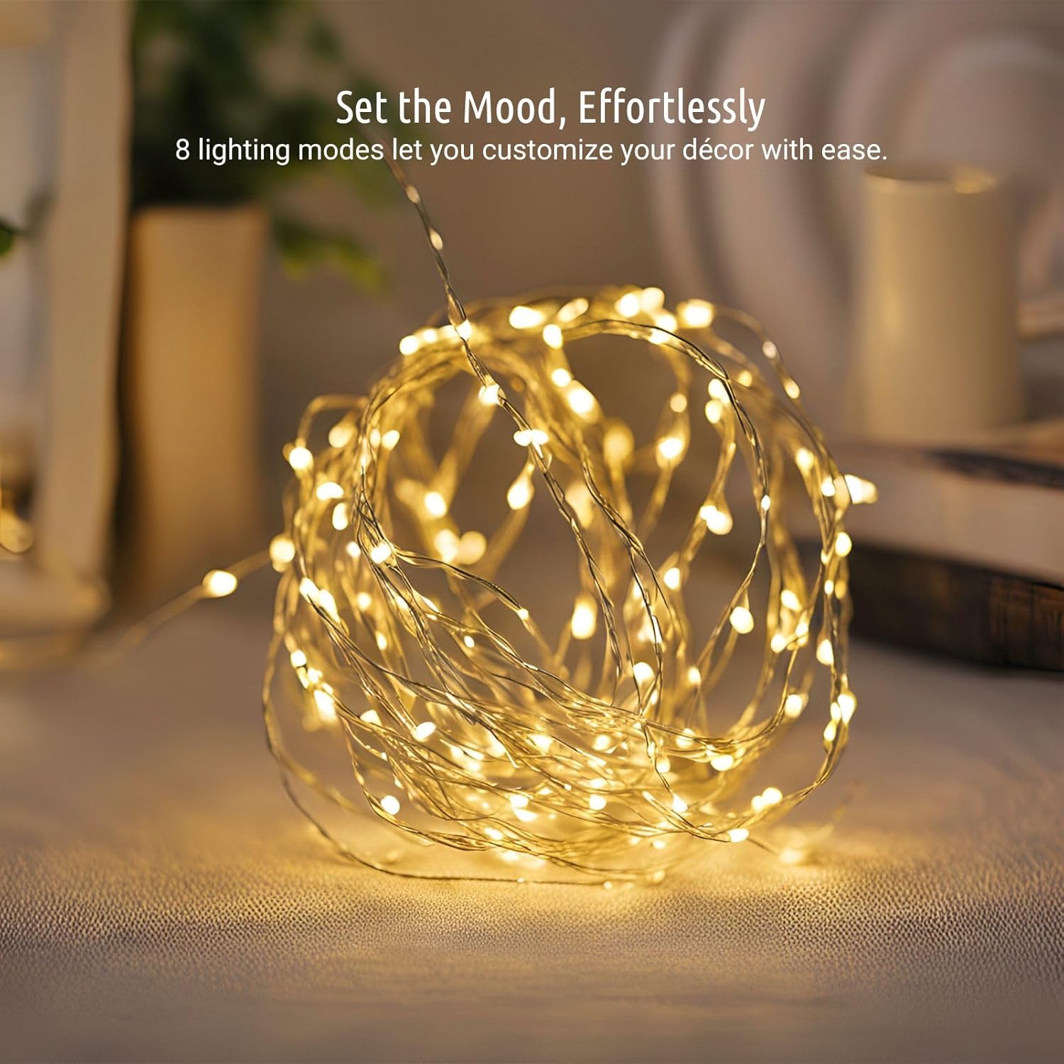 KooPower 2-Pack 6M Battery Fairy Lights – 8 Modes, IP65 Waterproof, Auto Timer – Perfect for Christmas, Garden & Party!