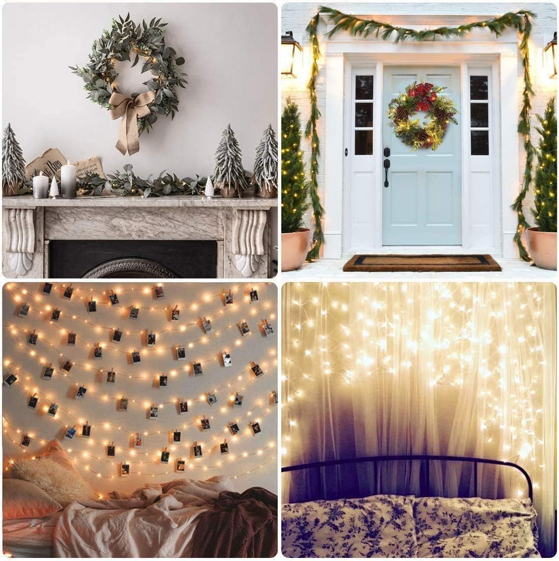 KooPower 2-Pack 6M Battery Fairy Lights – 8 Modes, IP65 Waterproof, Auto Timer – Perfect for Christmas, Garden & Party!