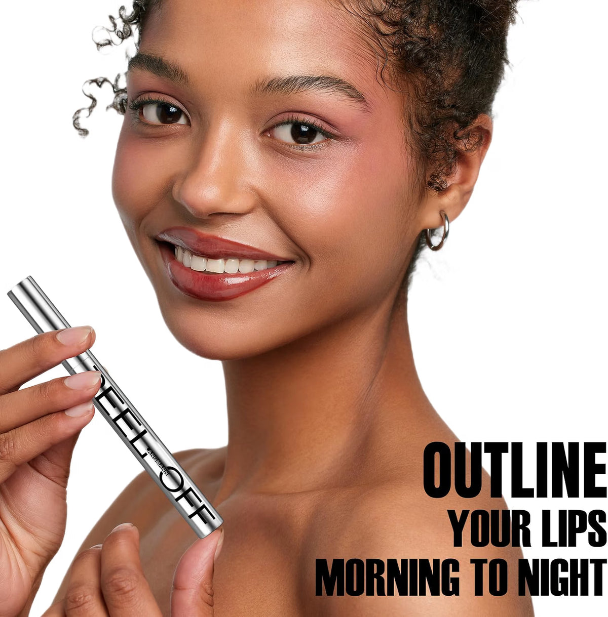 Langmanni Peel Off Lip Liner - 12h Long Lasting Matte Lip Stain - Waterproof, Smudge-proof & Transfer-proof - Shades #2 / #3