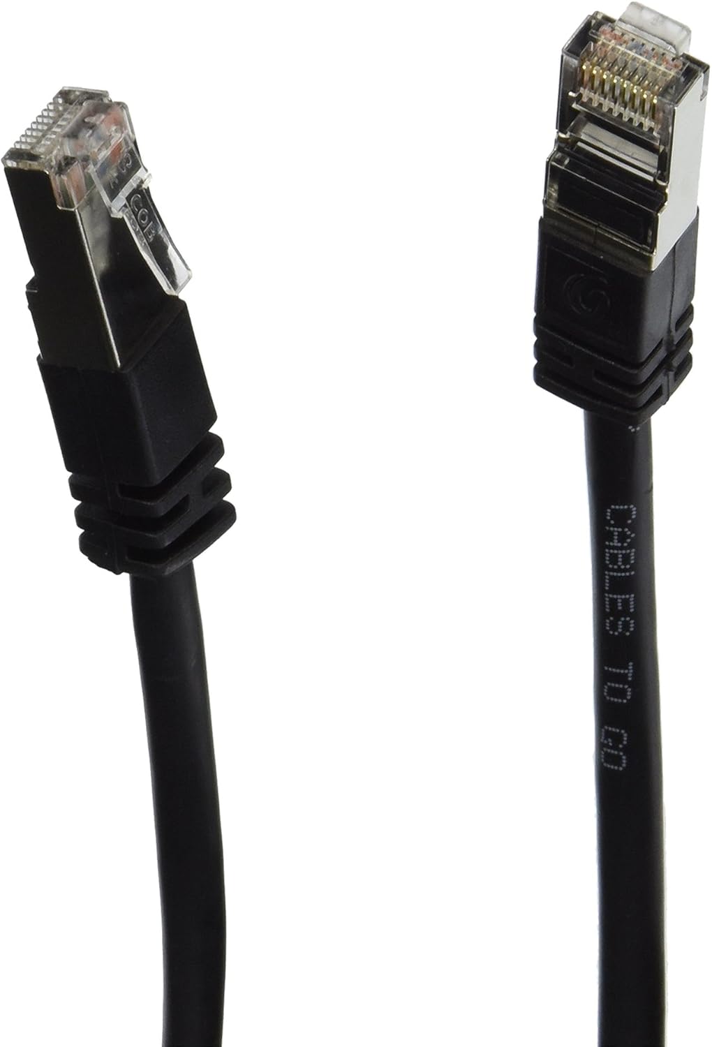 Legrand #83184 - 10FT / 3M CAT5E Shielded (STP) Ethernet Patch Cable - Black Booted Snagless RJ45