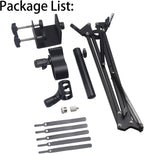 Lemxadd Microphone Stand Mic Boom Arm for Blue Yeti HyperX QuadCast SoloCast Elgato Wave Nano Snowball Q2U Fifine K688 AM8 and More Mic, Overhead Desk Mic... - Zeta Store