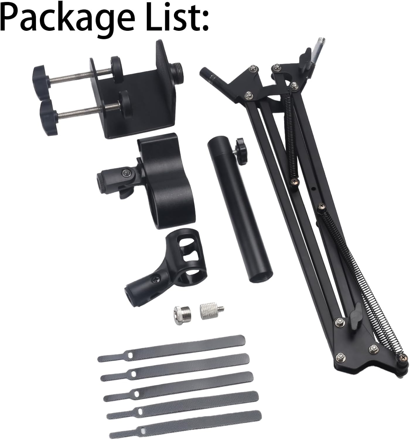 Lemxadd Microphone Stand Mic Boom Arm for Blue Yeti HyperX QuadCast SoloCast Elgato Wave Nano Snowball Q2U Fifine K688 AM8 and More Mic, Overhead Desk Mic... - Zeta Store