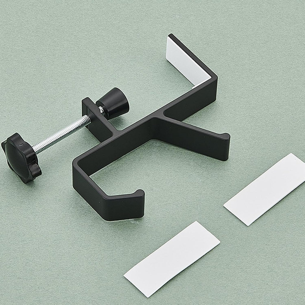 LengSuaa 4Pcs Metal Headphone Hooks - Double Hook Design Heavy Duty Hangers for Headphones, Stockings &amp; Decor - Real Bargain!