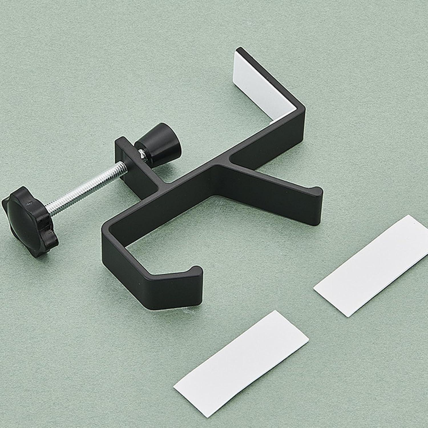 LengSuaa 4Pcs Metal Headphone Hooks - Double Hook Design Heavy Duty Hangers for Headphones, Stockings &amp; Decor - Real Bargain!