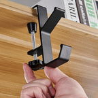 LengSuaa 4Pcs Metal Headphone Hooks - Double Hook Design Heavy Duty Hangers for Headphones, Stockings &amp; Decor - Real Bargain!