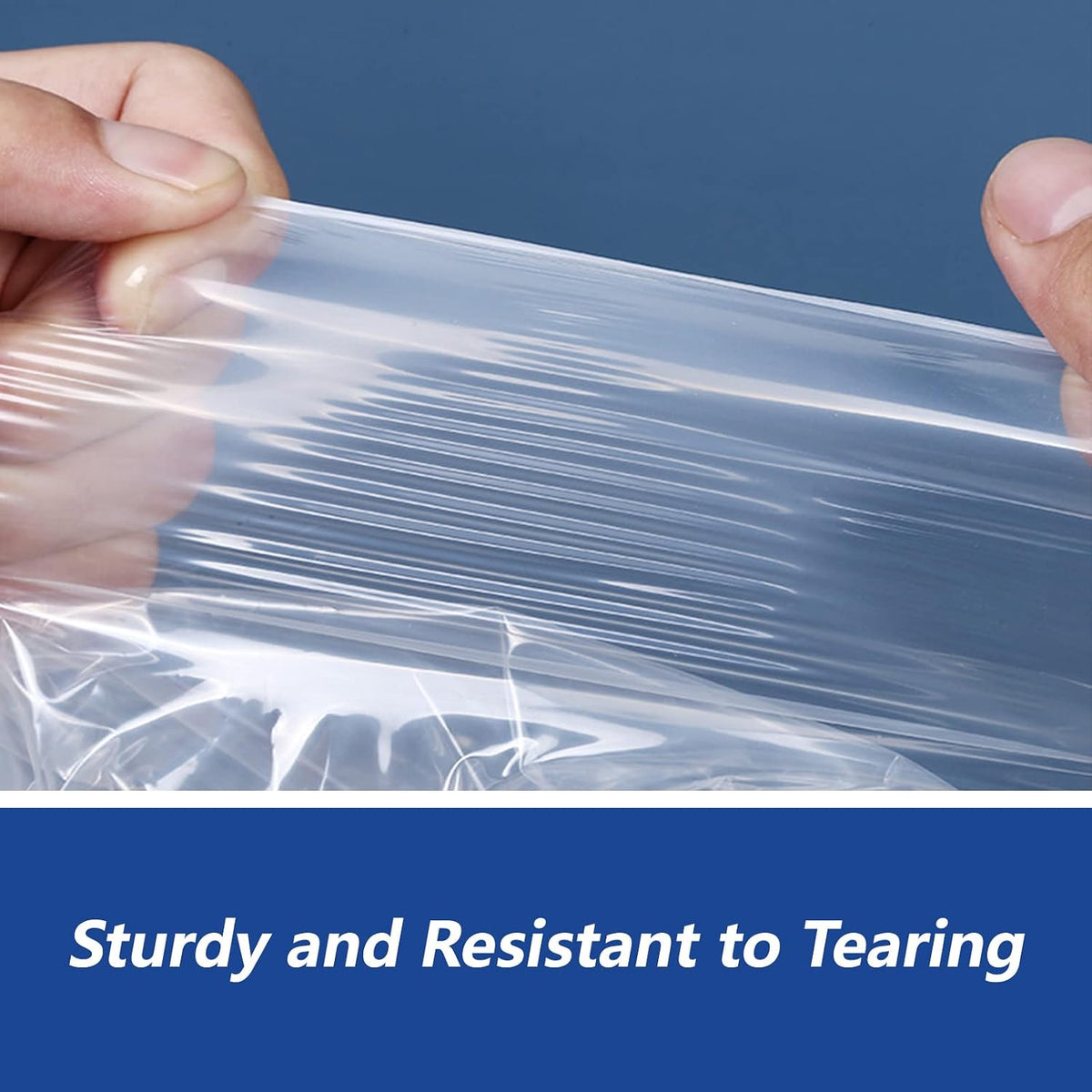 Lesibag 100-pack 12x15-inch clear poly bags with self-seal adhesive, suitable for packaging T-shirts and clothing.