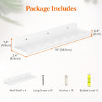 Lifewit. Brand New Barn Find! 🎉 Sturdy 4-Pack Floating Shelves | Modern Lip Edge Design | Easy Install