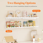 Lifewit. Brand New Barn Find! 🎉 Sturdy 4-Pack Floating Shelves | Modern Lip Edge Design | Easy Install