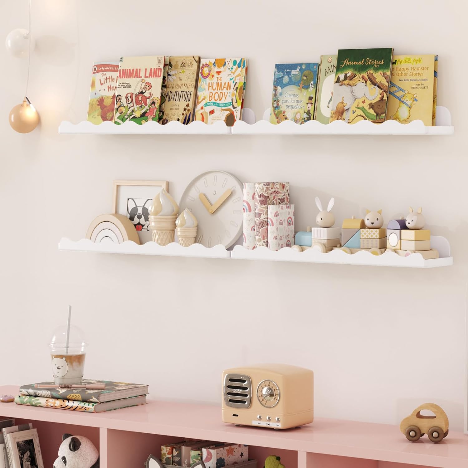 Lifewit. Brand New Barn Find! 🎉 Sturdy 4-Pack Floating Shelves | Modern Lip Edge Design | Easy Install