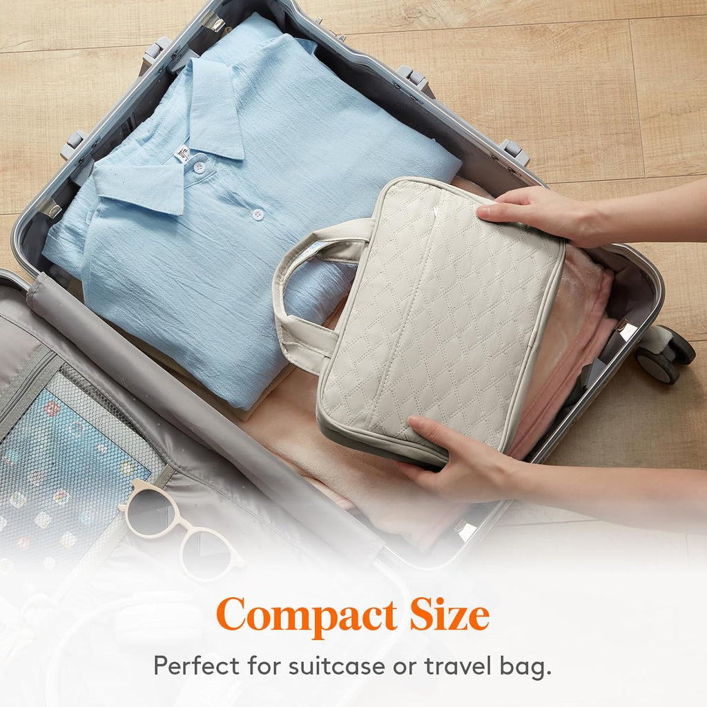 Lifewit Hanging Toiletry Bag Organizer 🧳 | Large Travel Cosmetic & Makeup Bag | Multi-Compartment for Full-Size Bottles | A Real Travel Bargain!