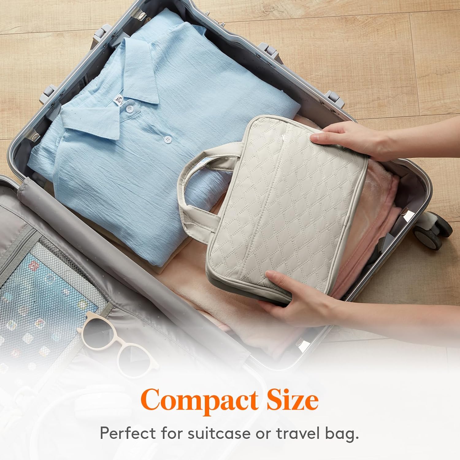 Lifewit Hanging Toiletry Bag Organizer 🧳 | Large Travel Cosmetic & Makeup Bag | Multi-Compartment for Full-Size Bottles | A Real Travel Bargain!