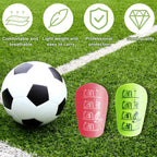 Luckwaii Mini Shin Pads – Football Leg Guards for Teens & Adults | EVA Protection, Lightweight & Comfortable Fit - Zeta Store