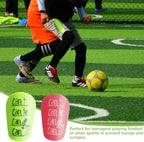 Luckwaii Mini Shin Pads – Football Leg Guards for Teens & Adults | EVA Protection, Lightweight & Comfortable Fit - Zeta Store