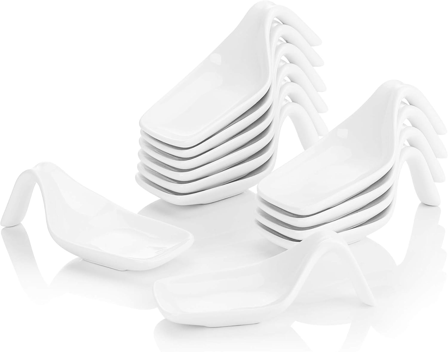 MALACASA Ramekin 12-Piece White Porcelain Ramekin Set – Versatile Mini Dishes for Dips, Sauces & Desserts! - Zeta Store