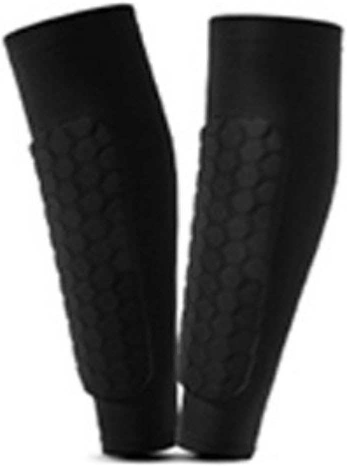 Football Shin Guards. Real Bargain - Honeycomb Anti-Collision Pads with Leg Guard Socks for Outdoor Sports Protection