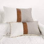 Merrycolor Elevate Your Space! Set of 2 Farmhouse Chic Pillow Covers ✨