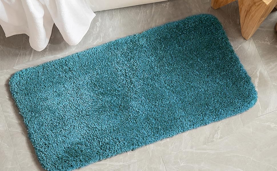 MIULEE, Luxurious Microfiber Bath Mat - Super Absorbent & Non-Slip Bathroom Rug