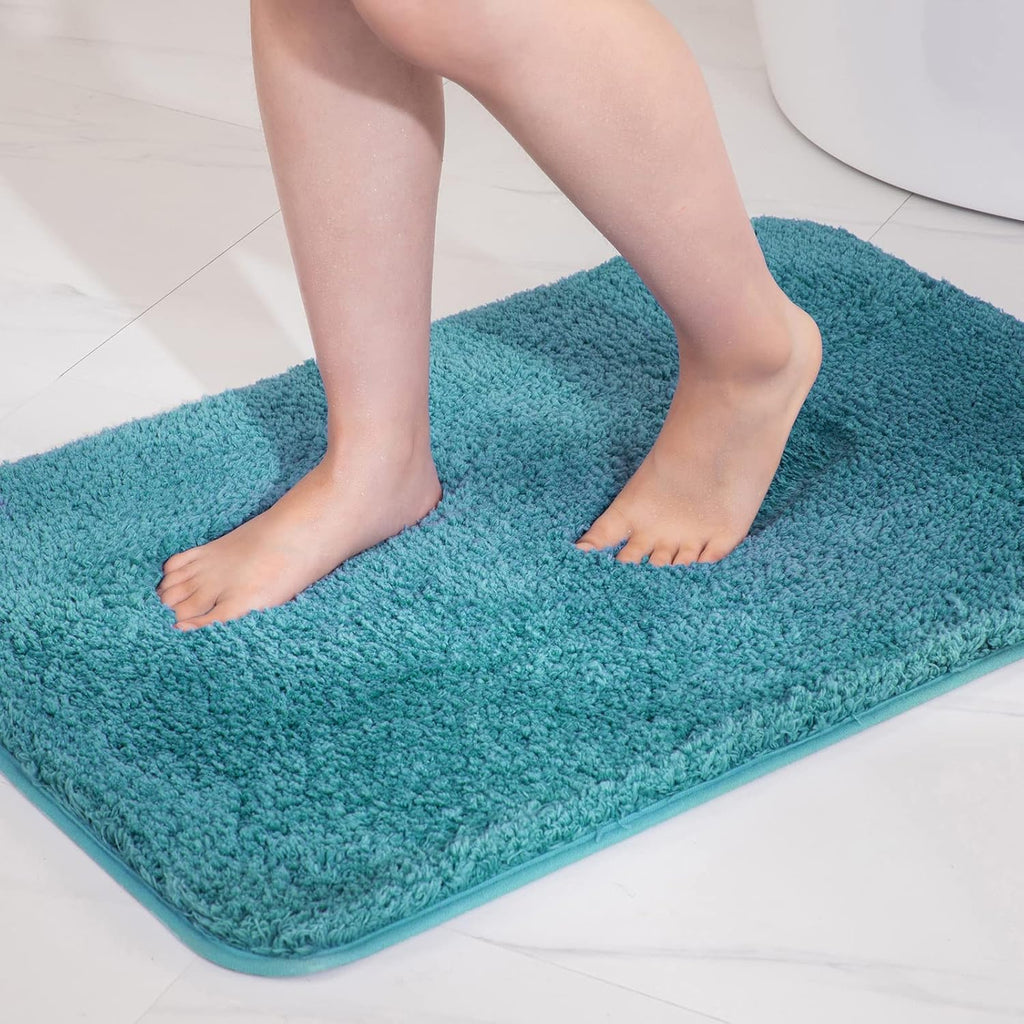MIULEE, Luxurious Microfiber Bath Mat - Super Absorbent & Non-Slip Bathroom Rug