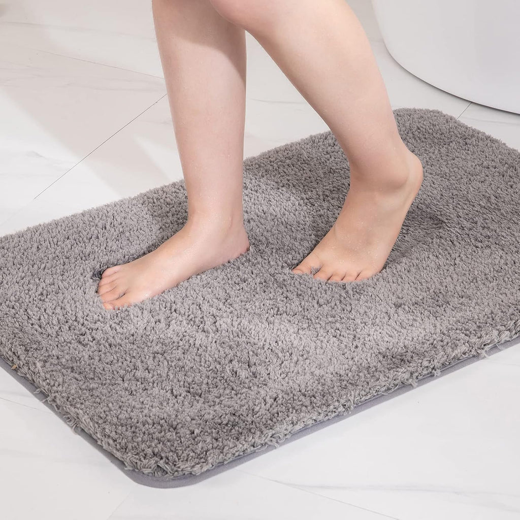 MIULEE, Luxurious Microfiber Bath Mat - Super Absorbent & Non-Slip Bathroom Rug