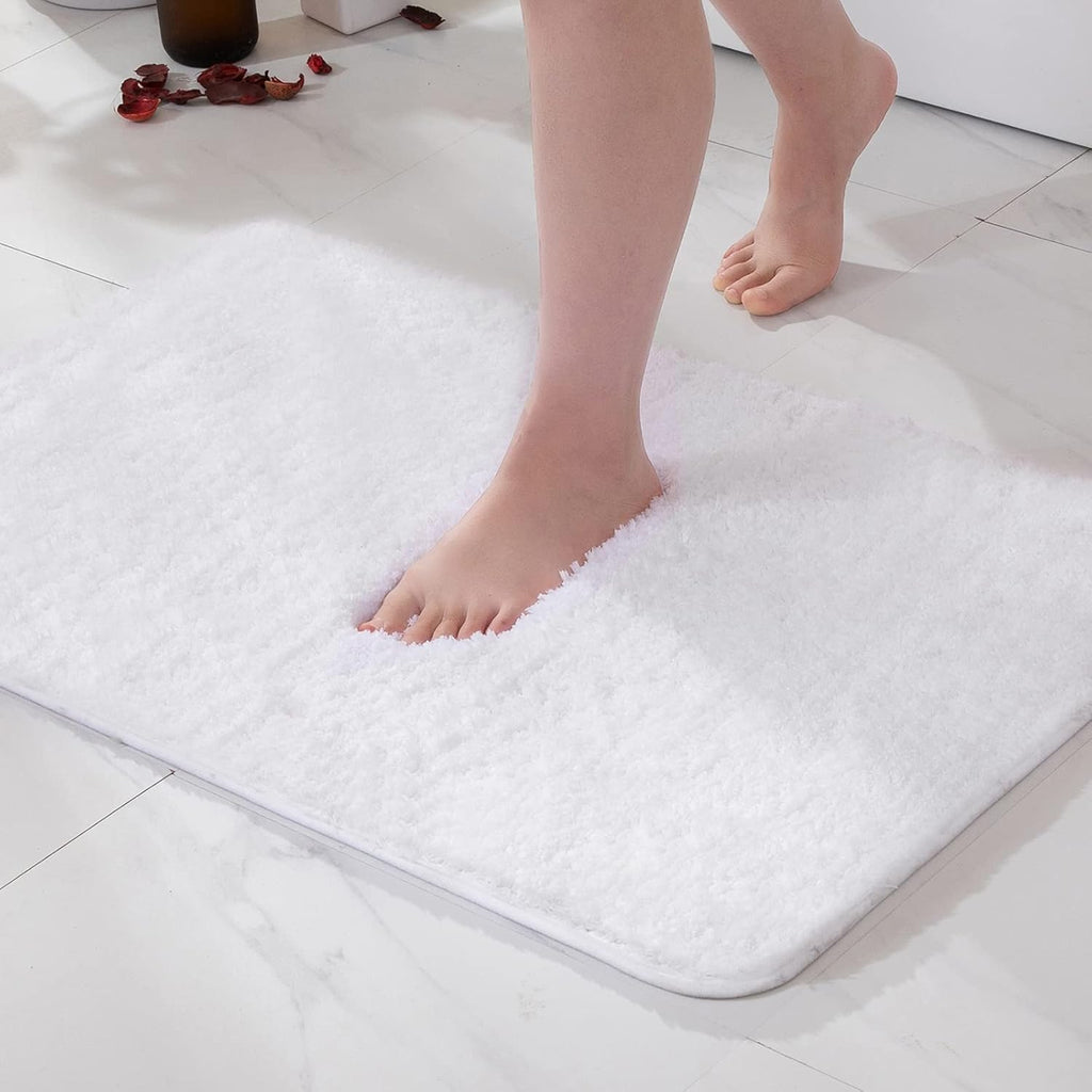 MIULEE, Luxurious Microfiber Bath Mat - Super Absorbent & Non-Slip Bathroom Rug