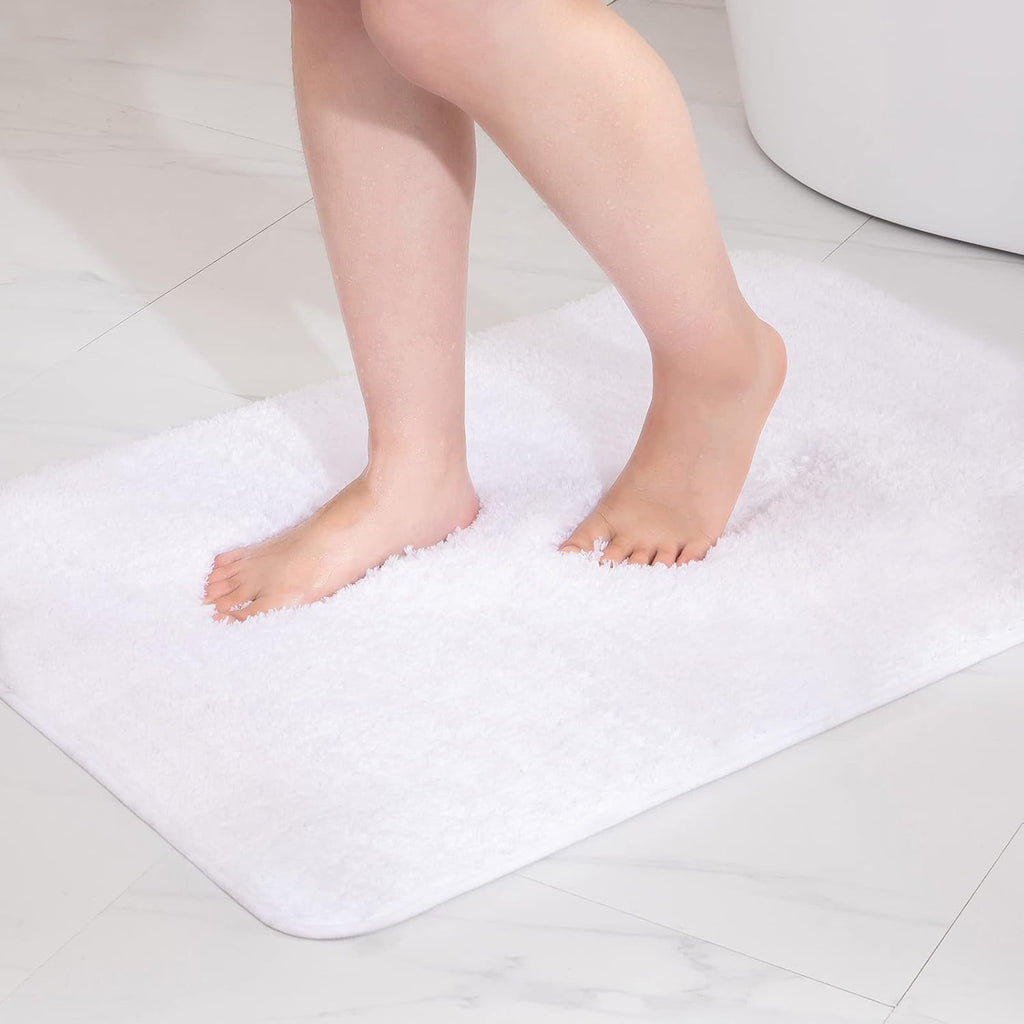 MIULEE, Luxurious Microfiber Bath Mat - Super Absorbent & Non-Slip Bathroom Rug
