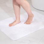 MIULEE, Luxurious Microfiber Bath Mat - Super Absorbent & Non-Slip Bathroom Rug