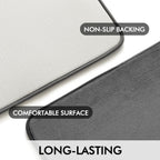 MIULEE Premium Memory Foam Bath Mat - Super Soft Coral Fleece, Highly Absorbent & Machine Washable | Non-Slip Bathroom Rug for Kitchen & Entrance, 40x60 cm