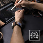 MIFA - NASA Licensed Apple Watch Band - Rugged Nylon & Leather Strap - Zeta Store