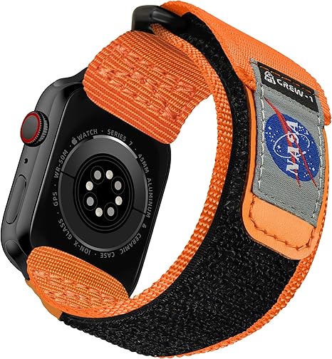 MIFA - NASA Licensed Apple Watch Band - Rugged Nylon & Leather Strap - Zeta Store