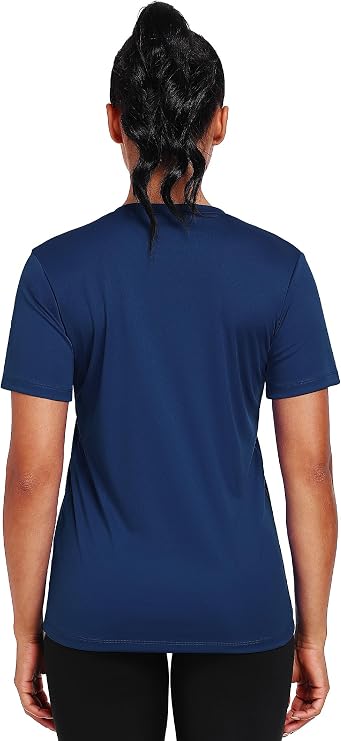 Magritta Womens Gym Top V-Neck T-Shirt - Size M, L, XL & 2XL - Quick Dry Sports Activewear Top