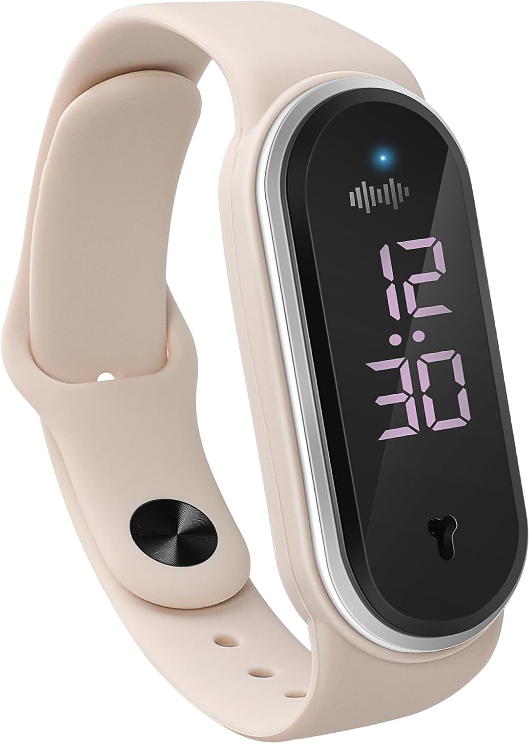 Ultrasonic Mosquito Repellent Bracelet – LED Clock, Thermometer & Step Counter | 3 Modes, 7-Day Battery, Adjustable & Waterproof - Zeta Store