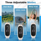 Ultrasonic Mosquito Repellent Bracelet – LED Clock, Thermometer & Step Counter | 3 Modes, 7-Day Battery, Adjustable & Waterproof - Zeta Store