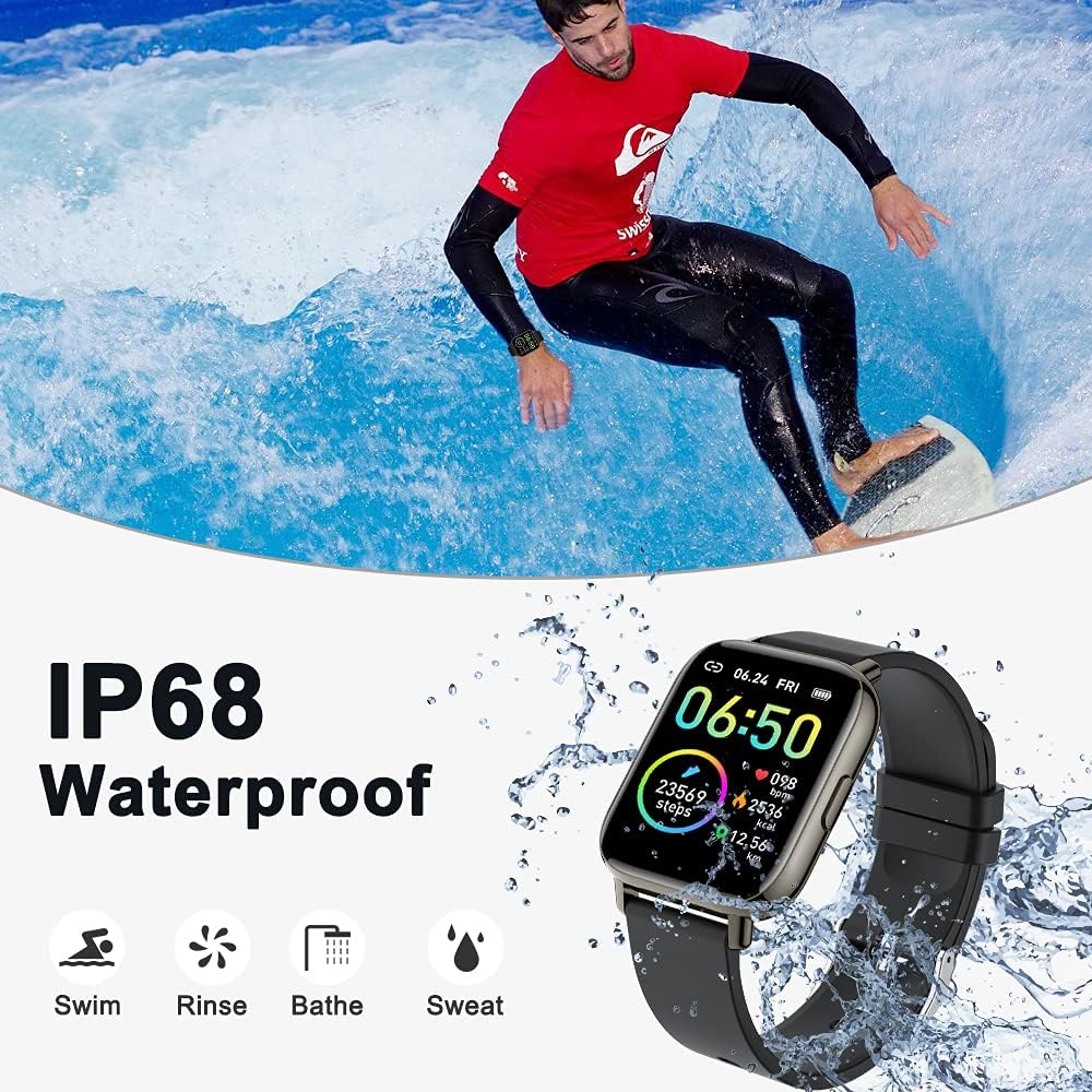 Motast 1.69" Touch Screen Smart Watch – Heart Rate, Sleep Monitor, IP68 Waterproof Fitness Tracker | Bargain Deal! - Zeta Store