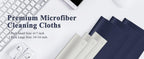 Mr.Siga Premium Microfiber Cloths Bundle ✨ Brand New! 6-Pack Multi-Size Set for Glasses, Screens & Lenses