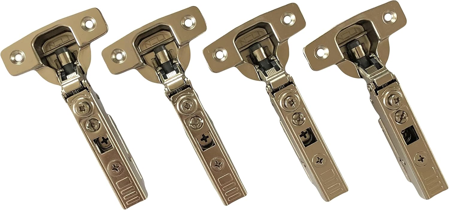 Neli Set Of Hinges With Soft Close (New) Suitable For Metod (Such As Utrusta Hinges) (Neli 4er-set) - Zeta Store