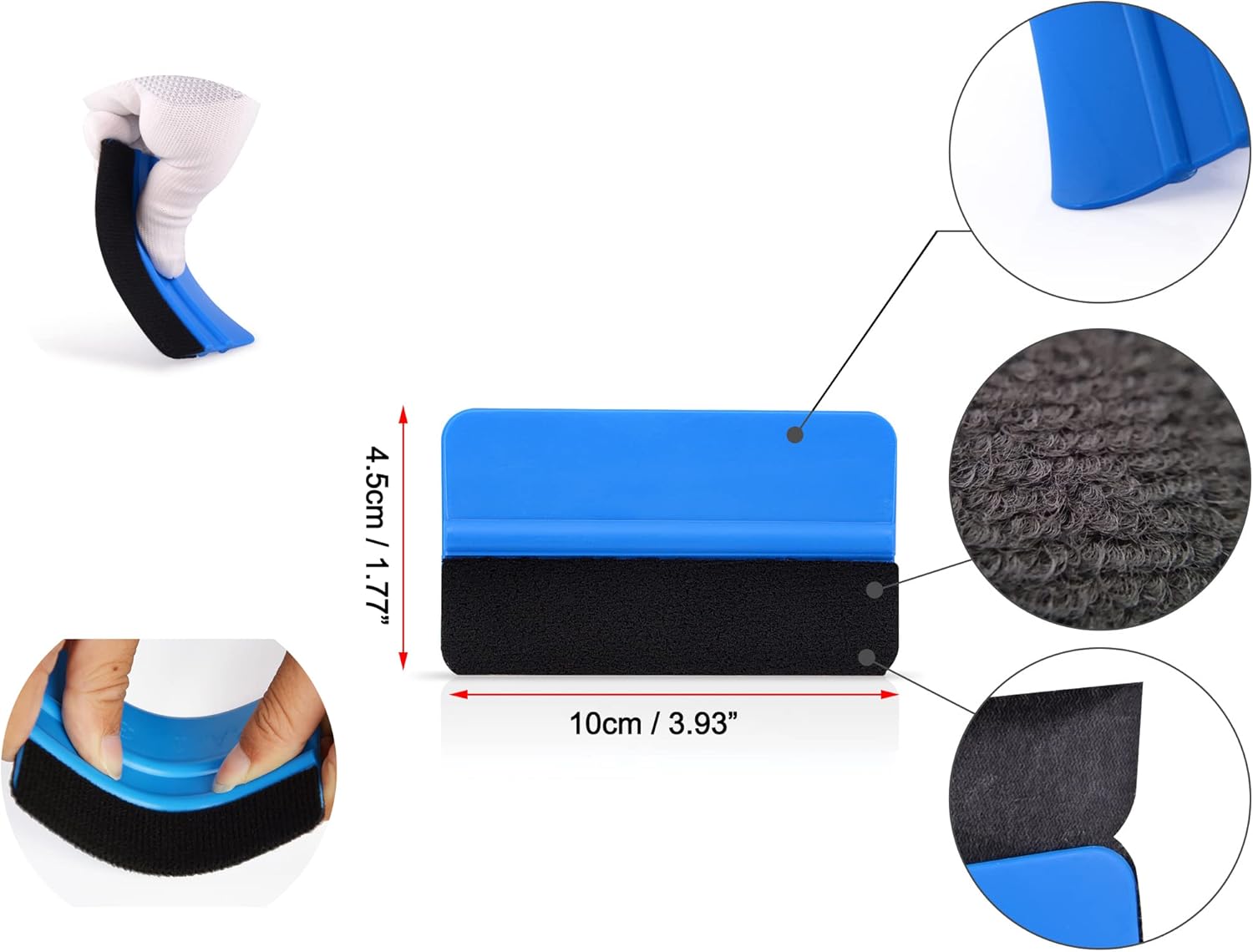 New-L. 3D Carbon Fiber Vinyl Wrap Roll (5cm x 900cm) - Air Release, Bubble-Free with Tools - Zeta Store