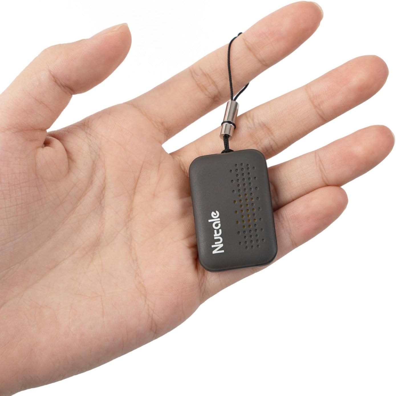 Nutale Mini Smart Finder Bluetooth key tracker and item locator for keys, wallet, and more with CR2016 battery included.