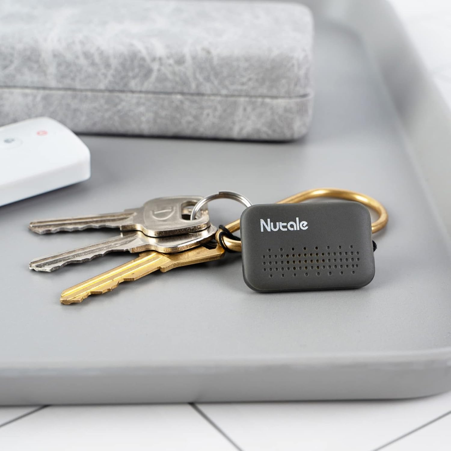 Nutale Mini Smart Finder Bluetooth key tracker and item locator for keys, wallet, and more in a 1-pack.