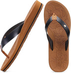 ONCAI Women's Arch Support Flip Flops – Yoga Mat Comfort & Orthotic Soles – Summer Beach Sandals